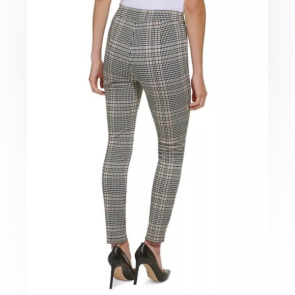Tommy Hilfiger Women's Plaid Pull-On Skinny Ankle Dress Pants ONLY - Picture 4 of 10